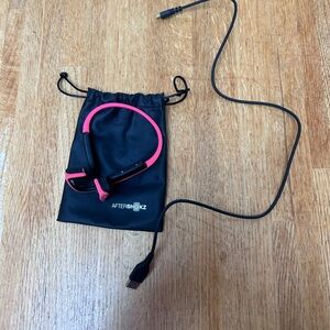 Mini Titanium Aftershokz Pink Open-Ear Bone Conduction Headphones